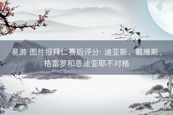 易游 图片报拜仁赛后评分: 迪亚斯、戴维斯、格雷罗和恩迪亚耶不对格